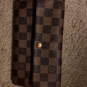 Louis Vuitton Damier Ebene Sarah wallet #1710M